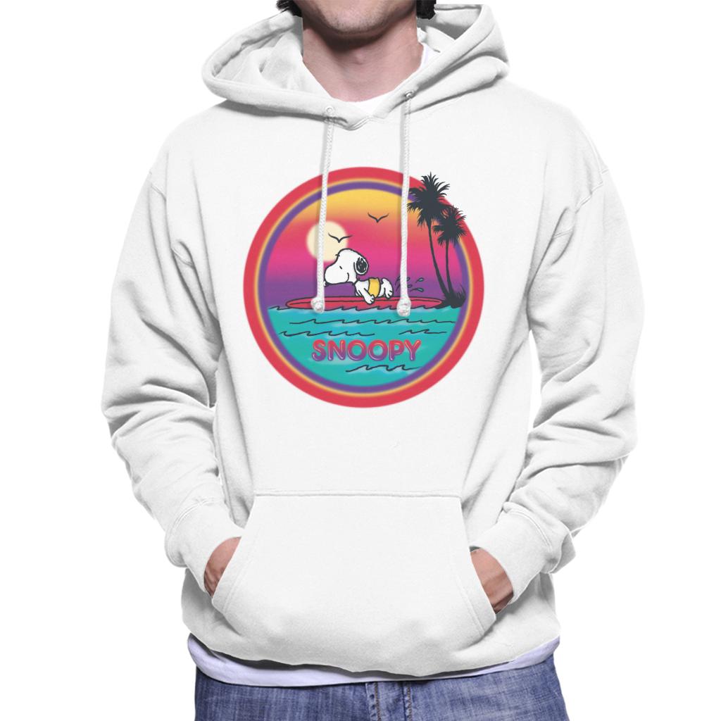 Peanuts Snoopy Surfing Sunset Men's Hooded Sweatshirt product image 4