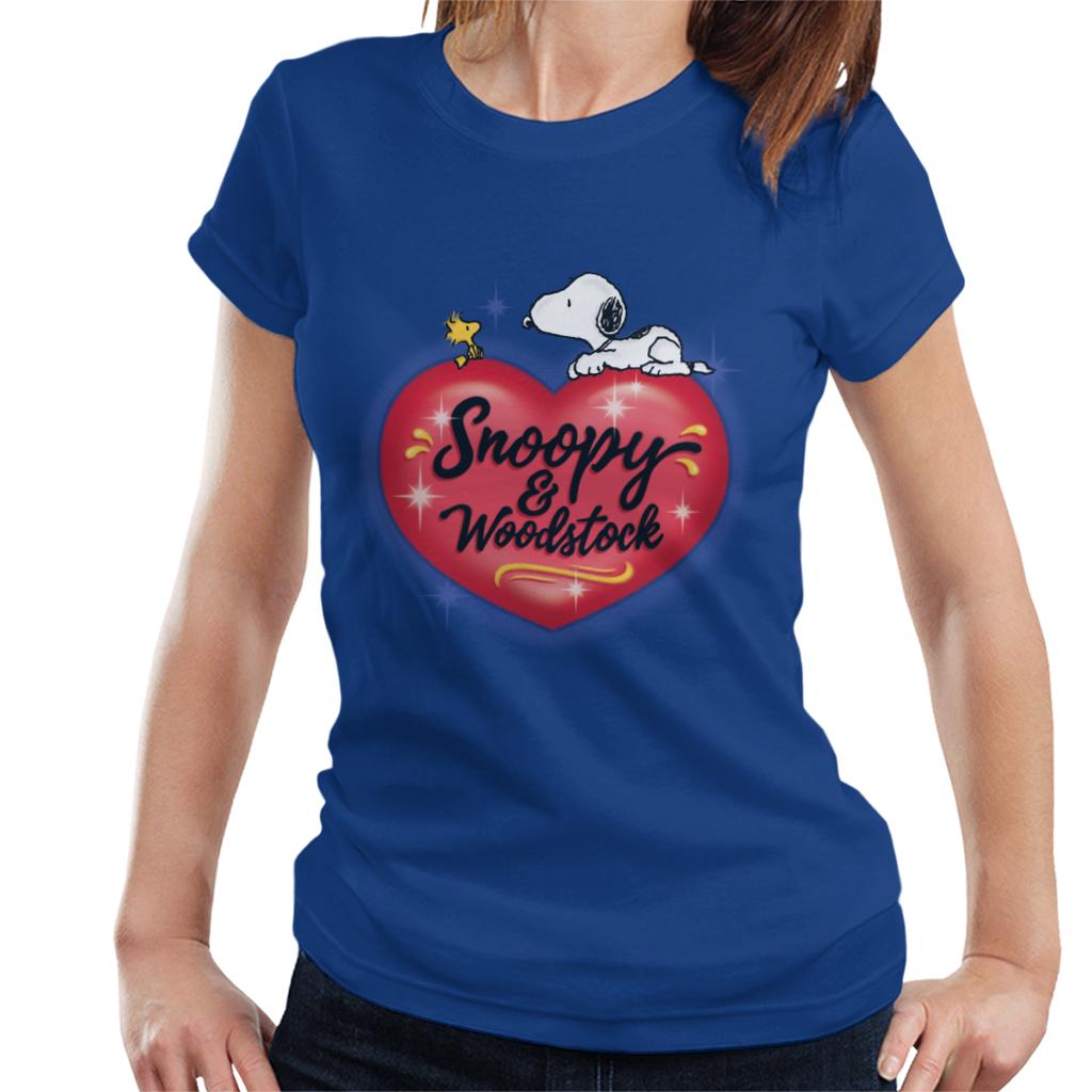Peanuts Snoopy Woodstock Love Heart Women's T-Shirt product image 4