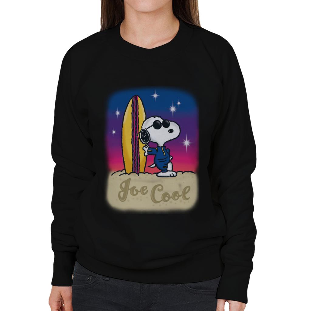 Peanuts Snoopy Cool Sunglass Surfer Women's Sweatshirt product image 1