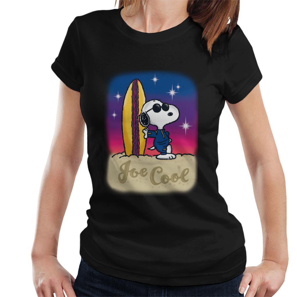 Peanuts Snoopy Cool Sunglass Surfer Women's T-Shirt product image 1