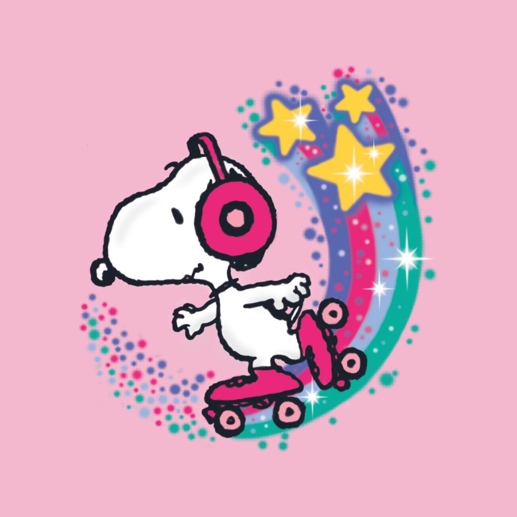 Peanuts Snoopy Roller Skating Star Powered Rainbow Women's product image 7