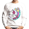 Peanuts Snoopy Roller Skating Star Powered Rainbow Men's product image 1