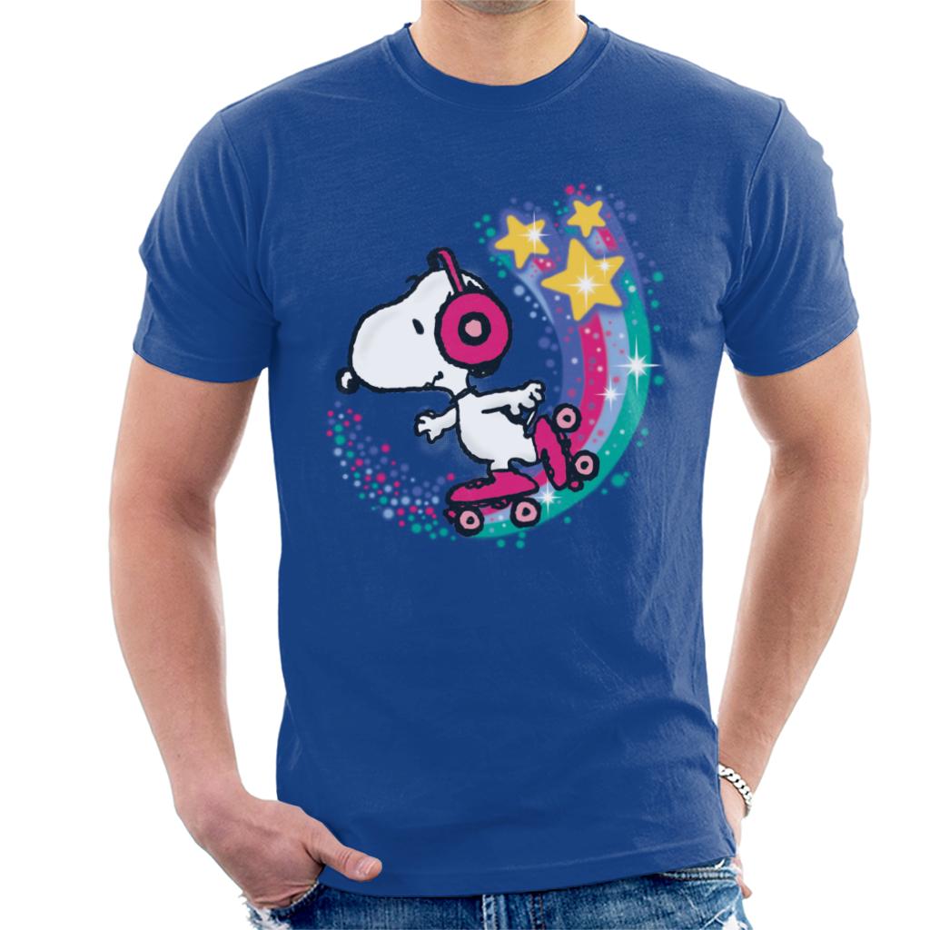 Peanuts Snoopy Roller Skating Star Powered Rainbow Men's product image 4