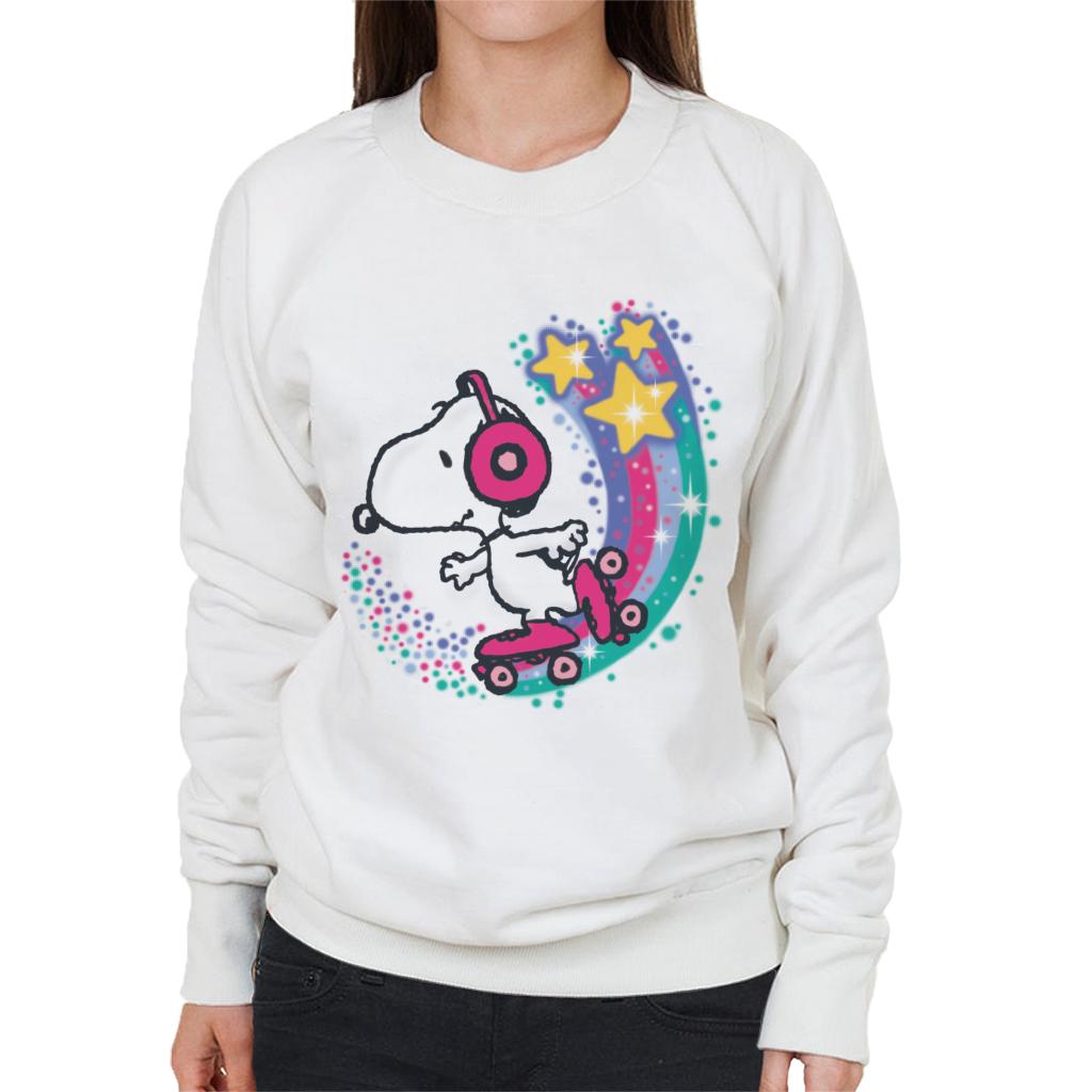 Peanuts Snoopy Roller Skating Star Powered Rainbow Women's product image 1