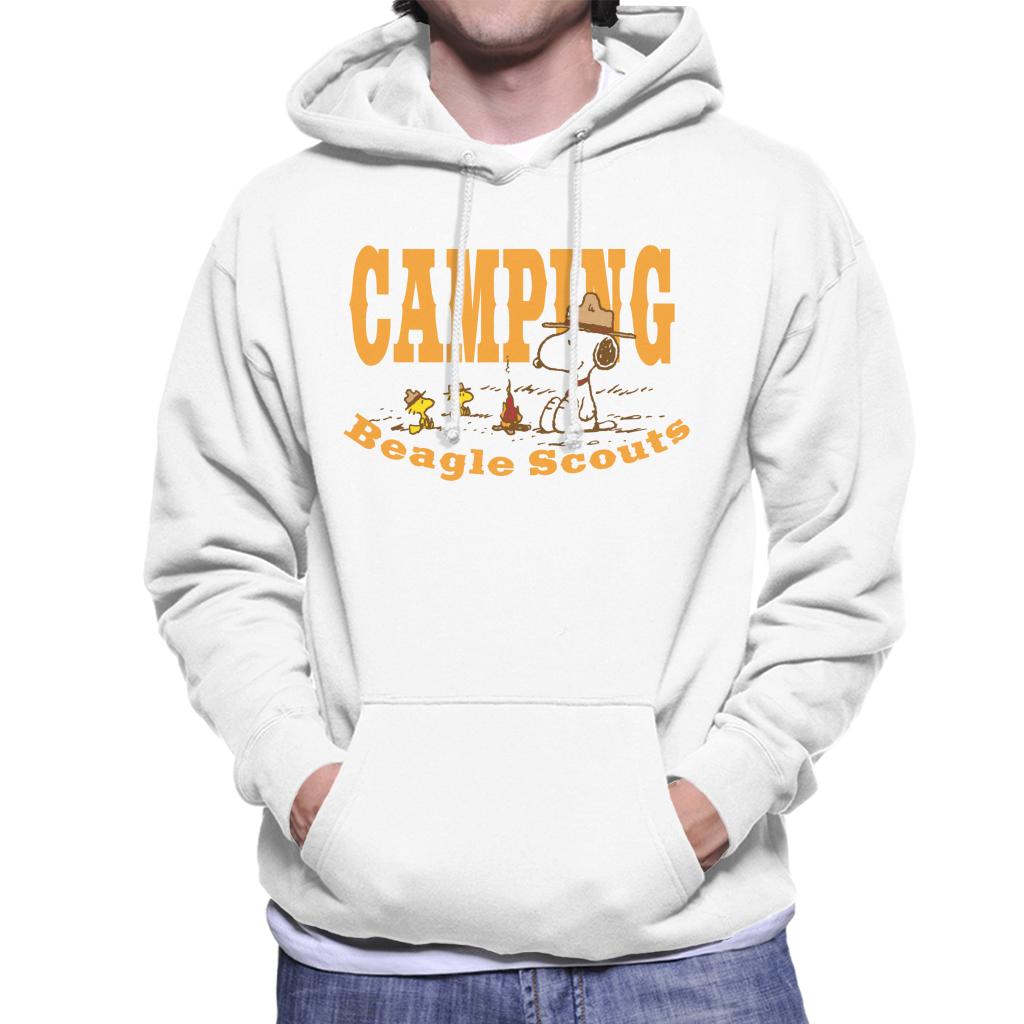 Peanuts Snoopy Woodstock Camping Beagle Scouts Men's Hooded product image 4