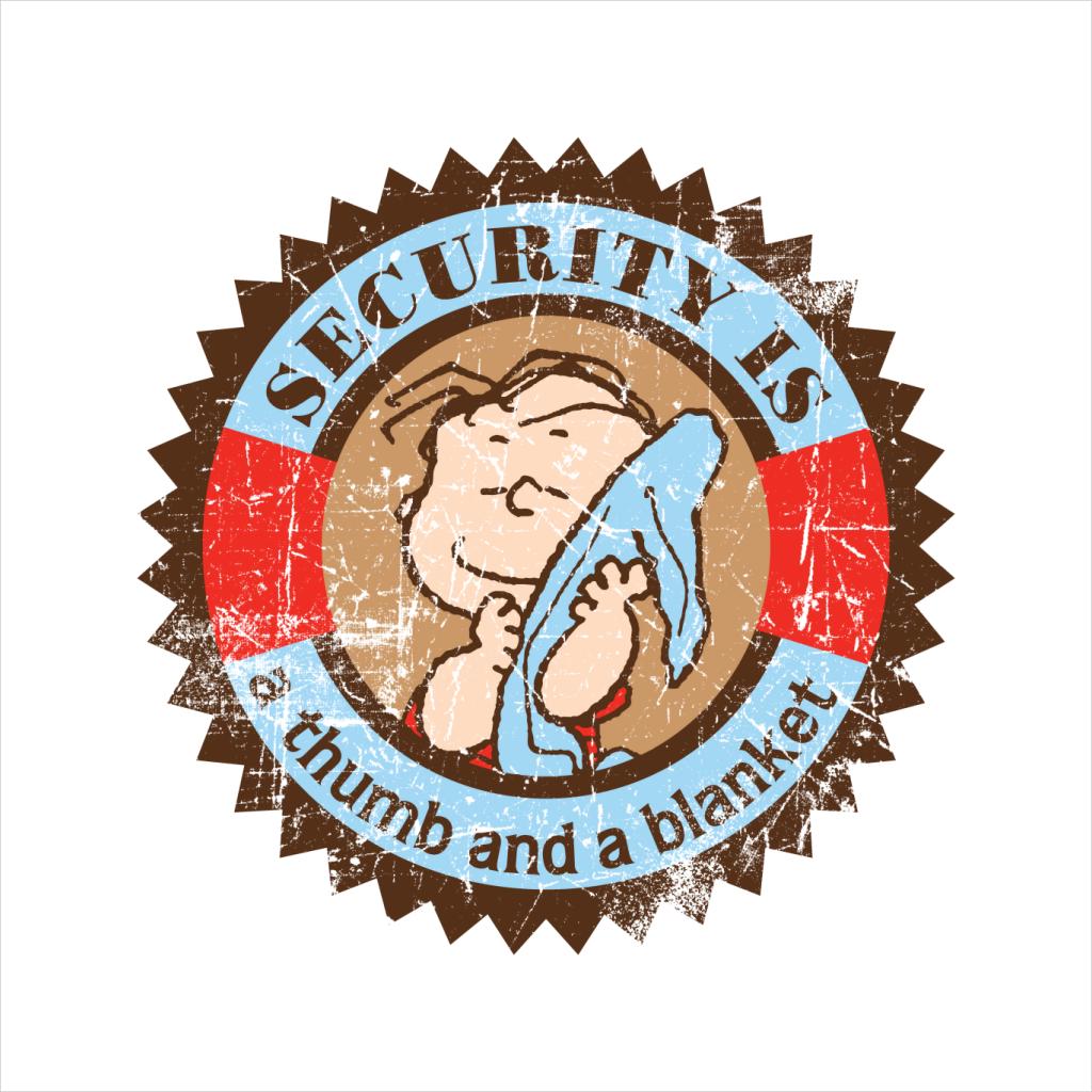 Peanuts Linus Van Pelt Security Is A Thumb And Blanket Men's Hooded Sweatshirt