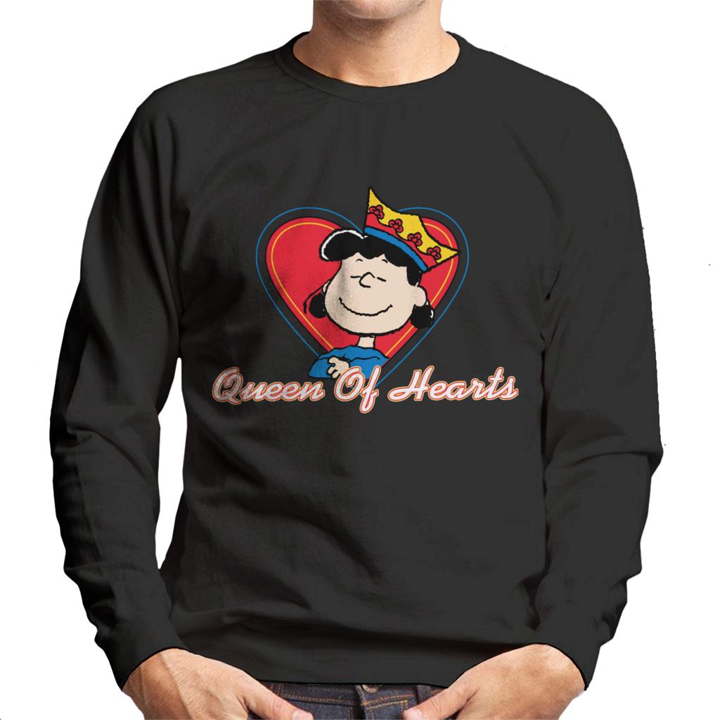 Peanuts Lucy Van Pelt Queen Of Hearts Men's Sweatshirt product image 1