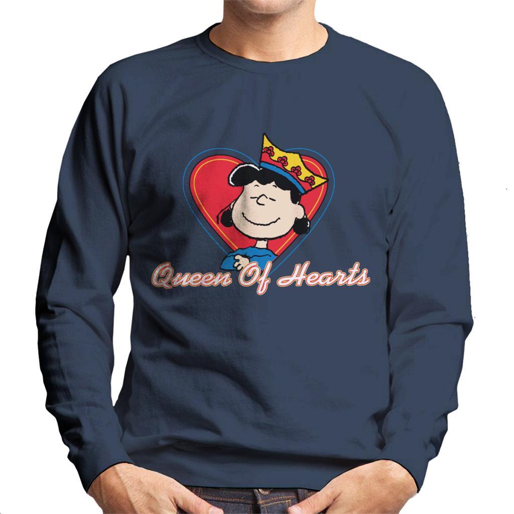 Peanuts Lucy Van Pelt Queen Of Hearts Men's Sweatshirt product image 4