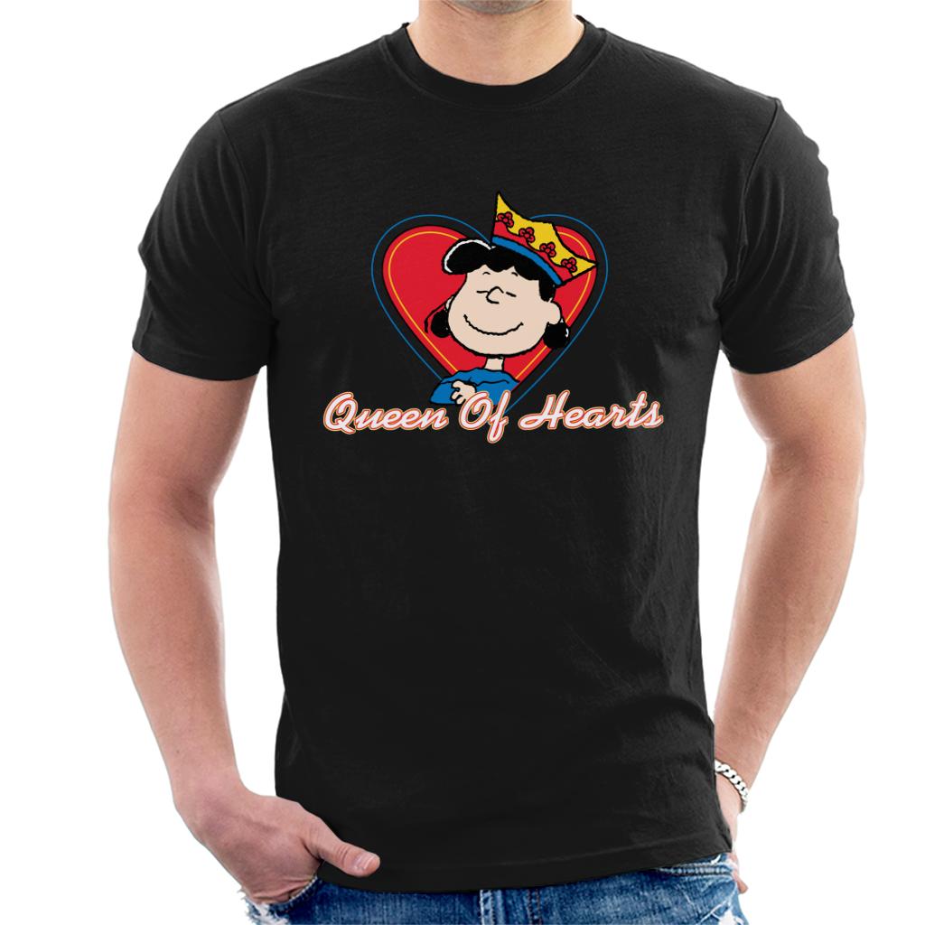 Peanuts Lucy Van Pelt Queen Of Hearts Men's T-Shirt product image 1