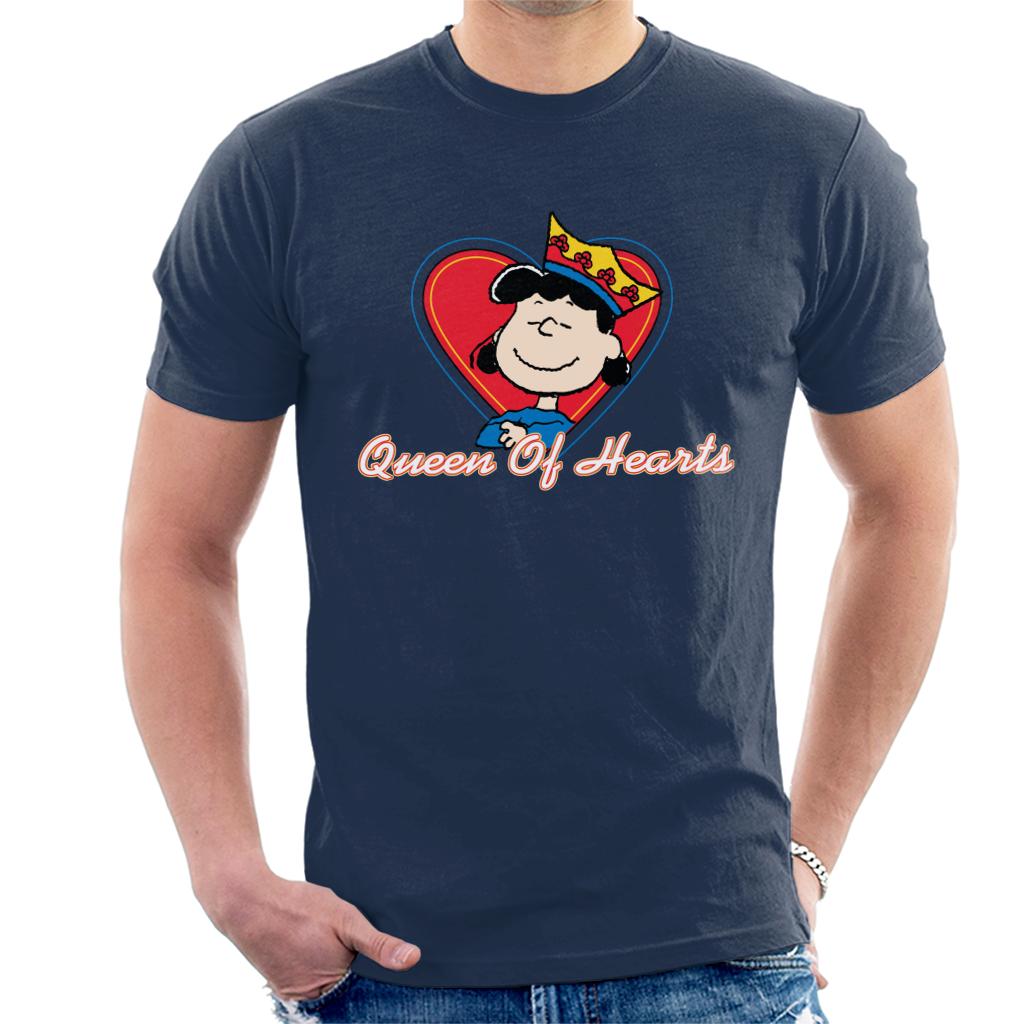 Peanuts Lucy Van Pelt Queen Of Hearts Men's T-Shirt product image 4