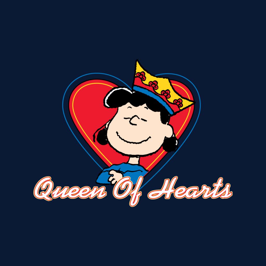Peanuts Lucy Van Pelt Queen Of Hearts Men's T-Shirt product image 5