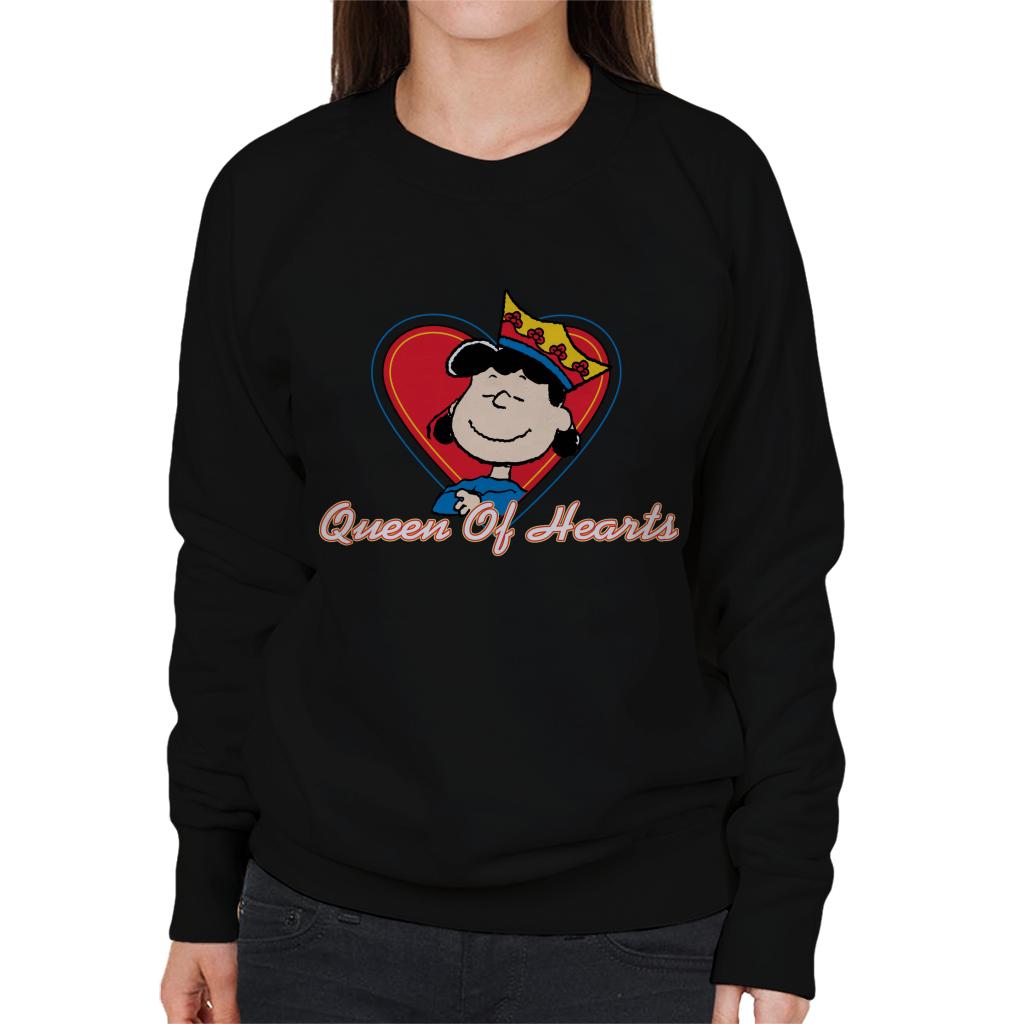 Peanuts Lucy Van Pelt Queen Of Hearts Women's Sweatshirt product image 1