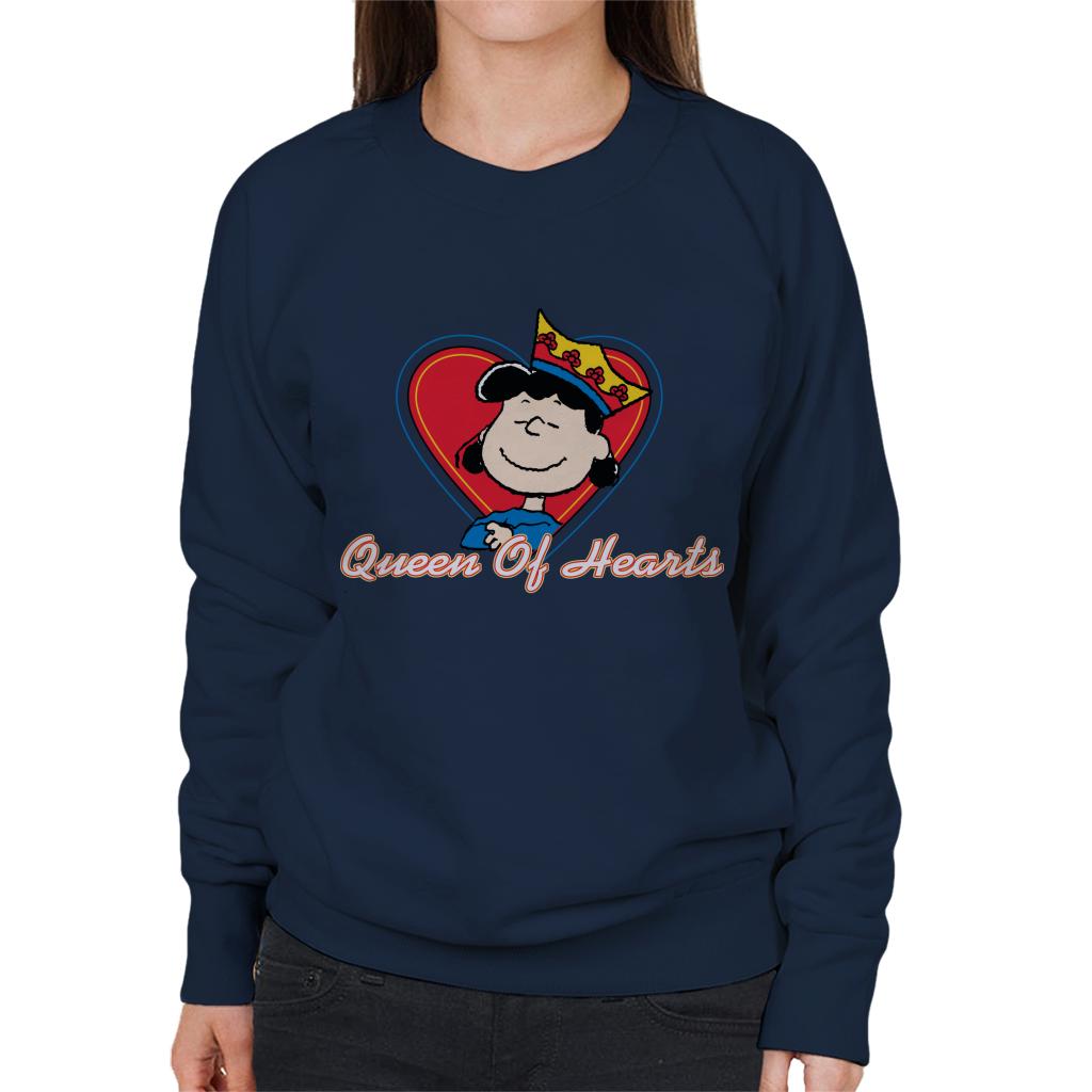 Peanuts Lucy Van Pelt Queen Of Hearts Women's Sweatshirt product image 4