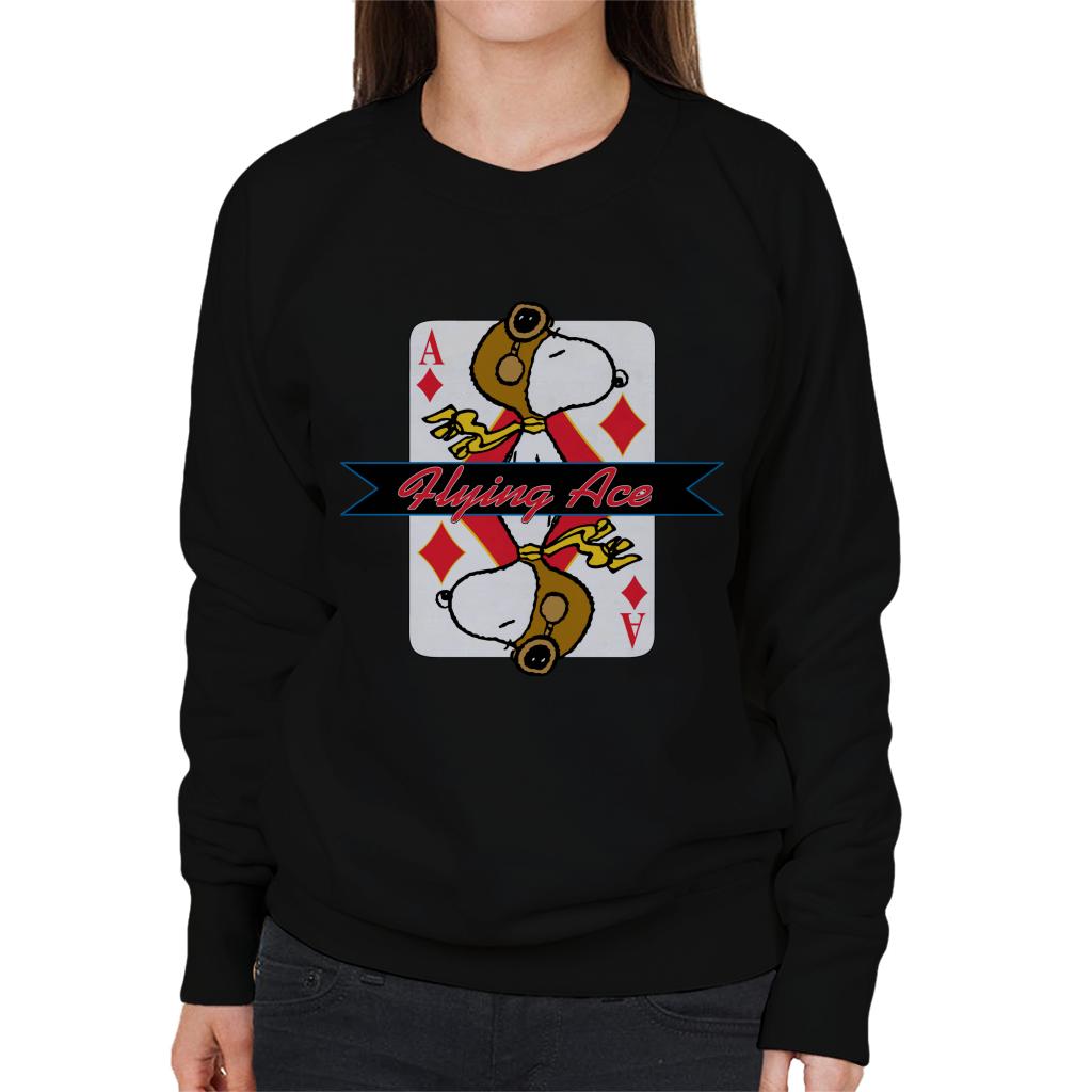 Peanuts Snoopy Flying Ace Women's Sweatshirt product image 1