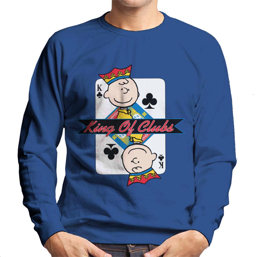 Peanuts Charlie Brown King Of Clubs Men's Sweatshirt product image 4