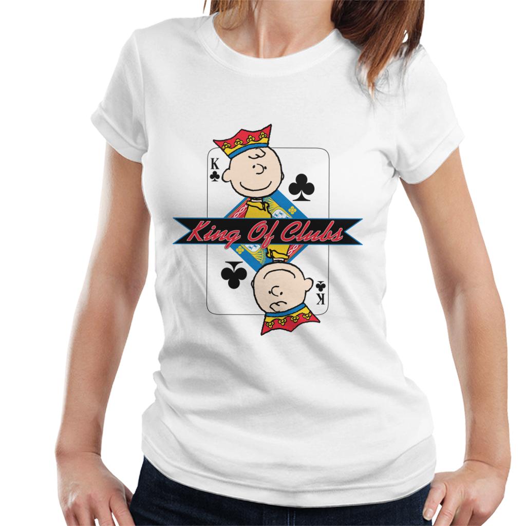 Peanuts Charlie Brown King Of Clubs Women's T-Shirt product image 1