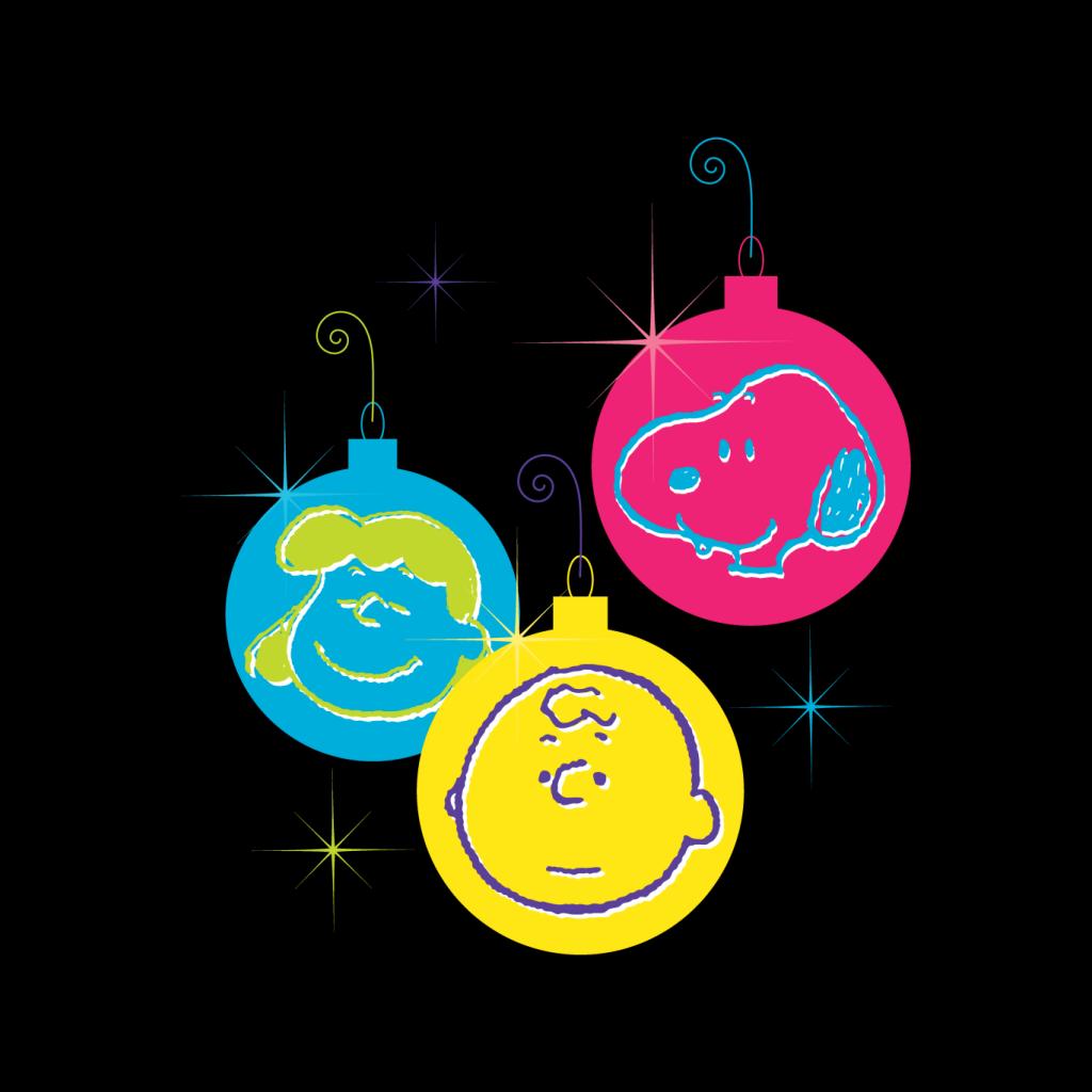 Peanuts Christmas Baubles Trio Men's Hooded Sweatshirt product image 2