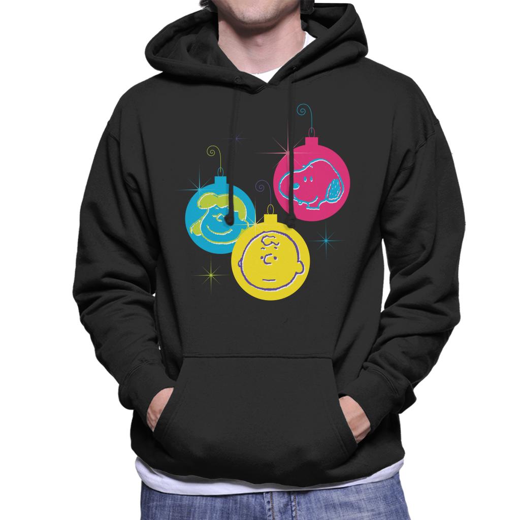 Peanuts Christmas Baubles Trio Men's Hooded Sweatshirt product image 1