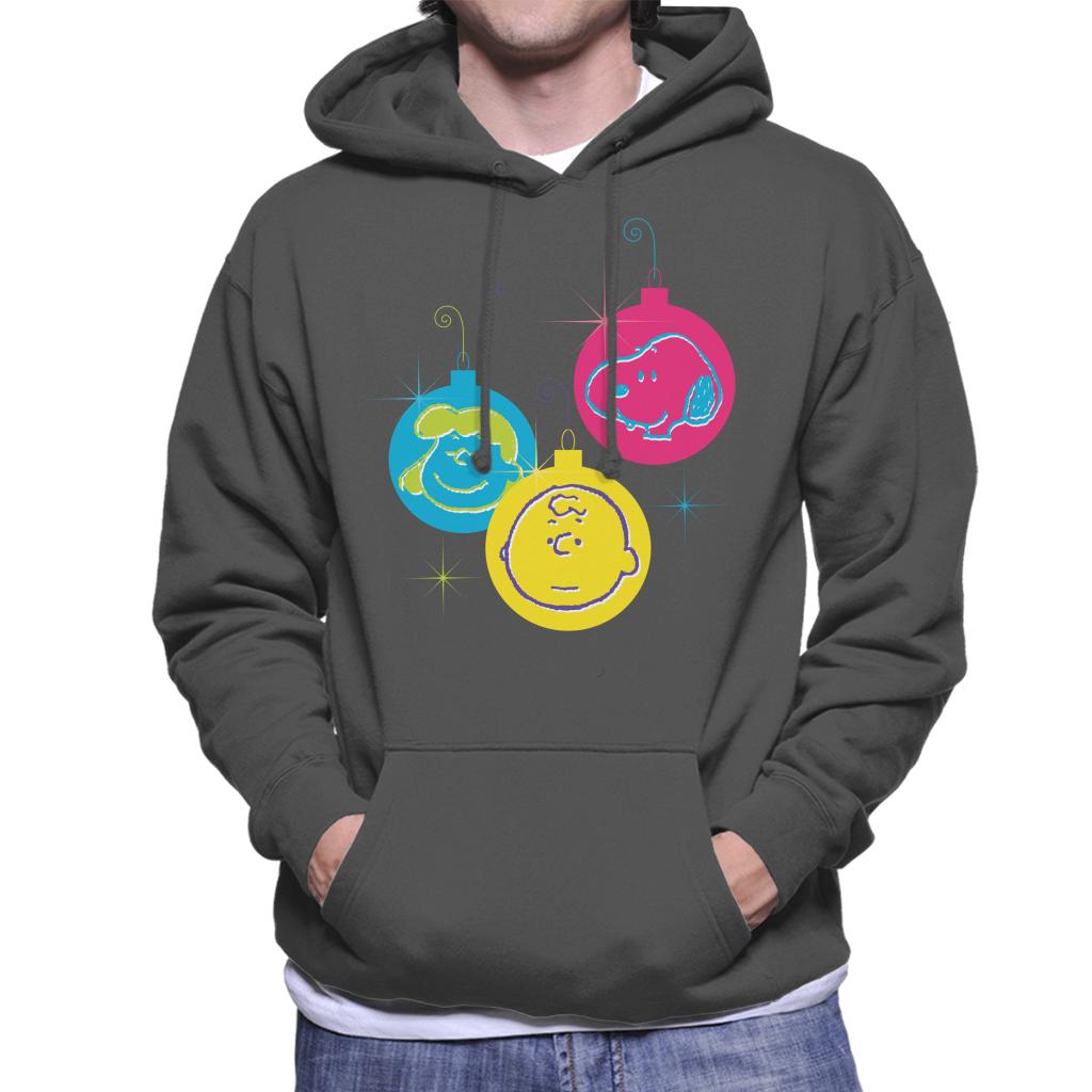 Peanuts Christmas Baubles Trio Men's Hooded Sweatshirt product image 4