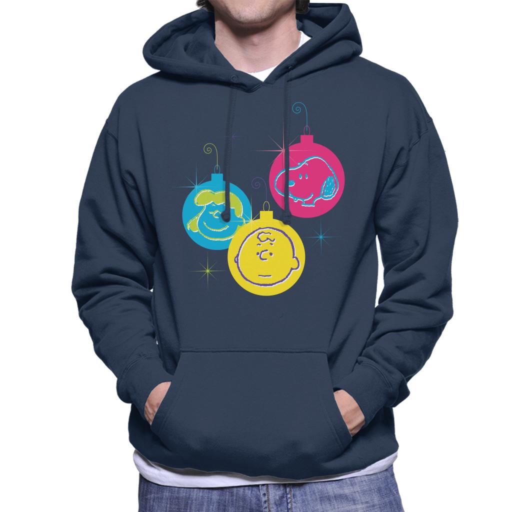Peanuts Christmas Baubles Trio Men's Hooded Sweatshirt product image 6