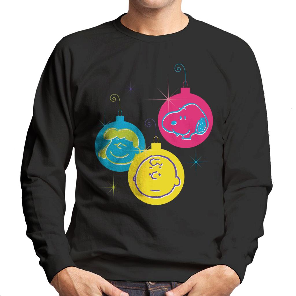 Peanuts Christmas Baubles Trio Men's Sweatshirt product image 1