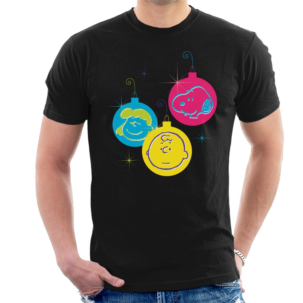 Peanuts Christmas Baubles Trio Men's T-Shirt product image 1
