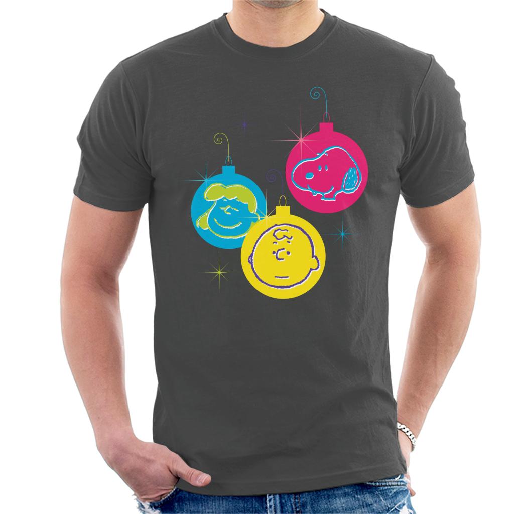 Peanuts Christmas Baubles Trio Men's T-Shirt product image 4
