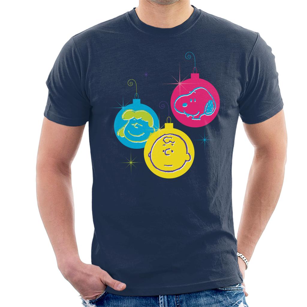 Peanuts Christmas Baubles Trio Men's T-Shirt product image 6