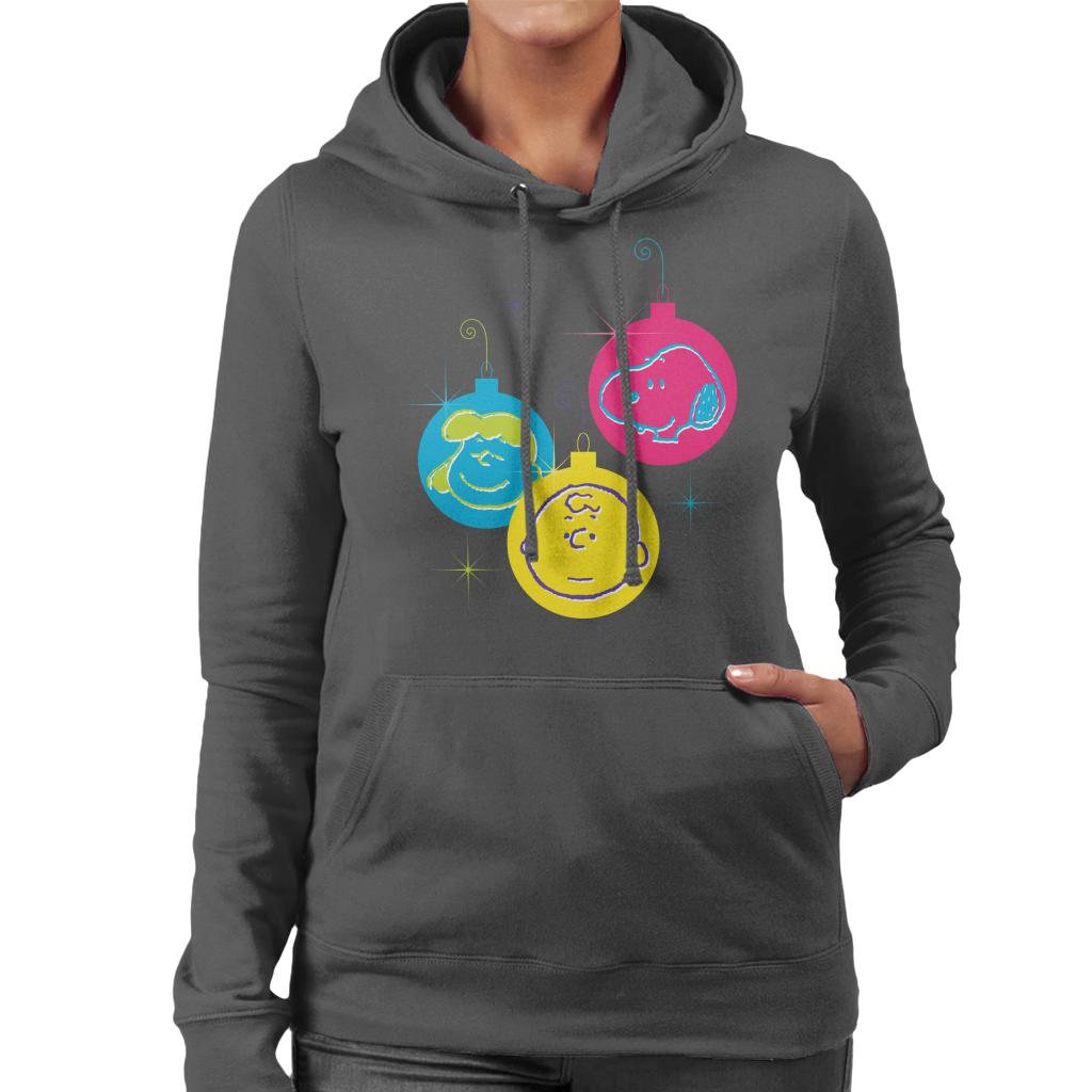 Peanuts Christmas Baubles Trio Women's Hooded Sweatshirt product image 4