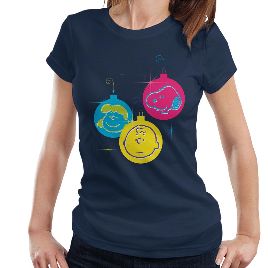 Peanuts Christmas Baubles Trio Women's T-Shirt product image 6