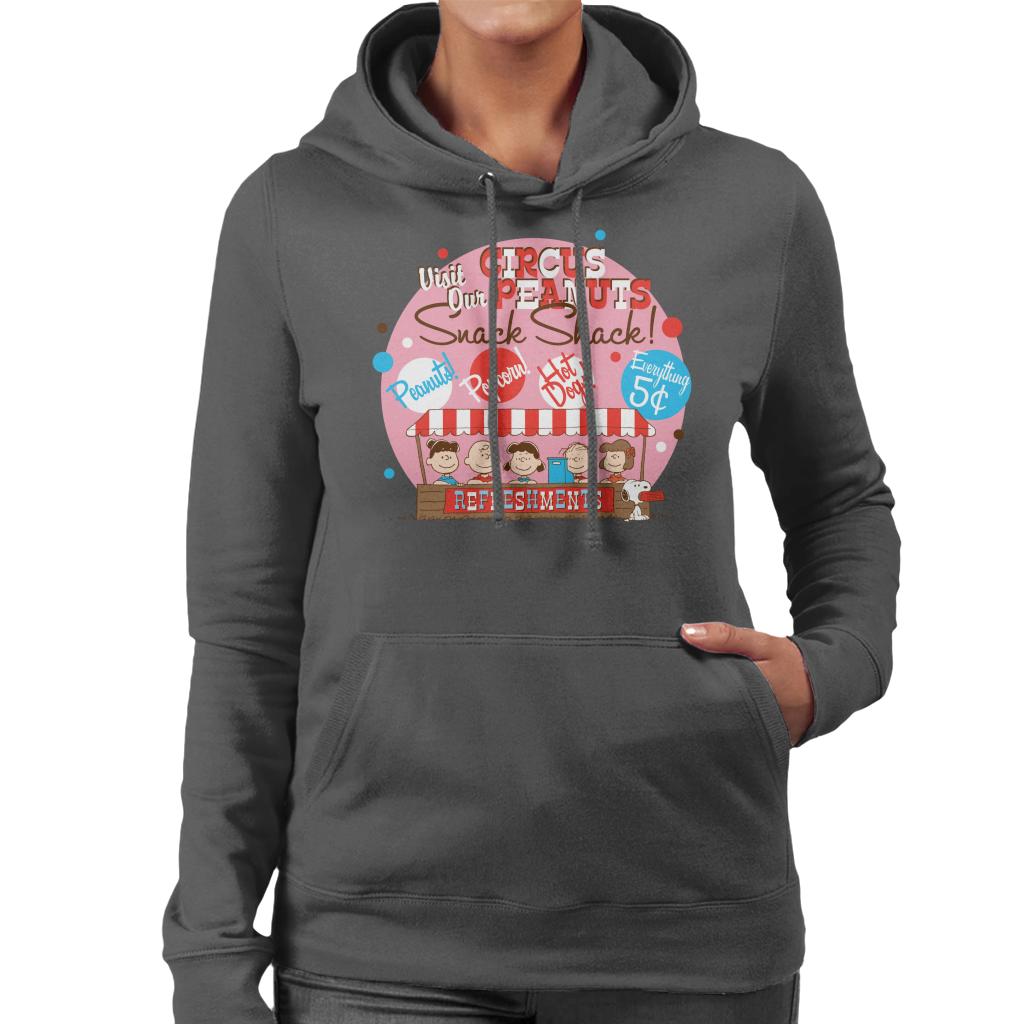 Peanuts Circus Snack Shack Women's Hooded Sweatshirt product image 1
