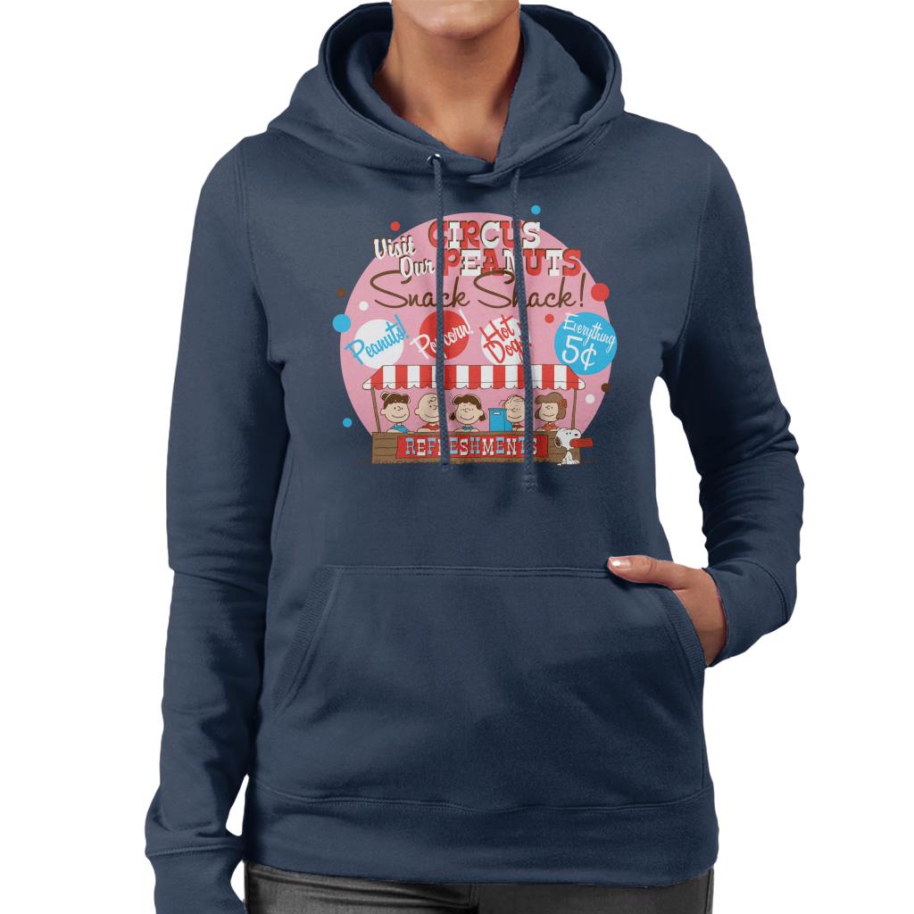 Peanuts Circus Snack Shack Women's Hooded Sweatshirt product image 4