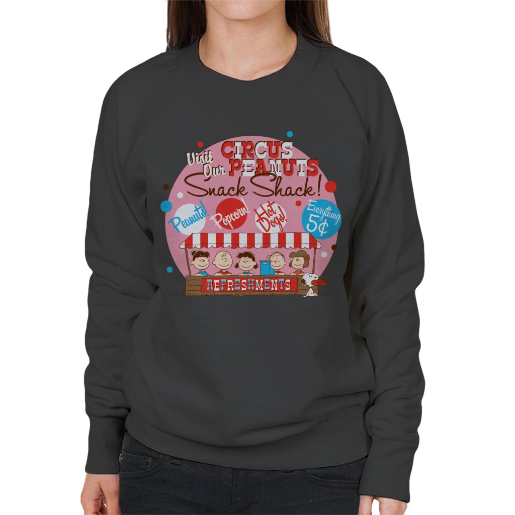 Peanuts Circus Snack Shack Women's Sweatshirt product image 1