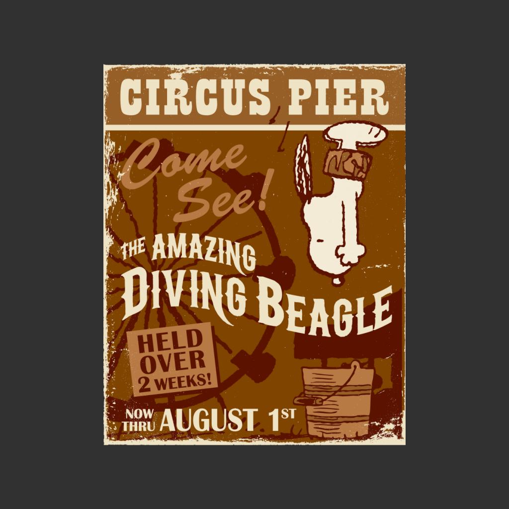 Peanuts Circus Pier Diving Snoopy Women's Sweatshirt product image 2