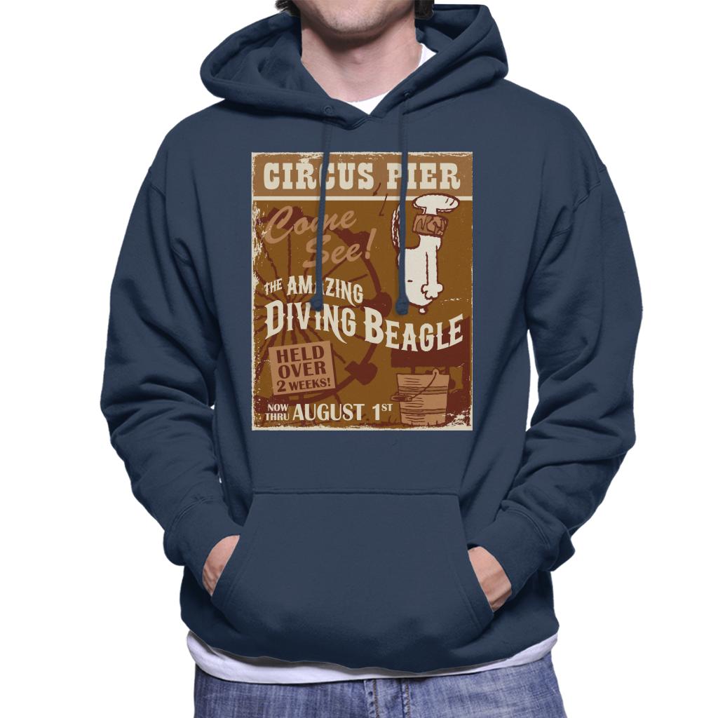 Peanuts Circus Pier Diving Snoopy Men's Hooded Sweatshirt product image 4