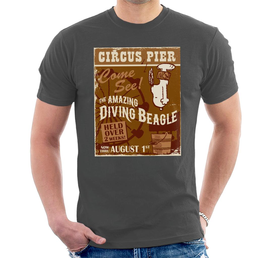Peanuts Circus Pier Diving Snoopy Men's T-Shirt product image 1
