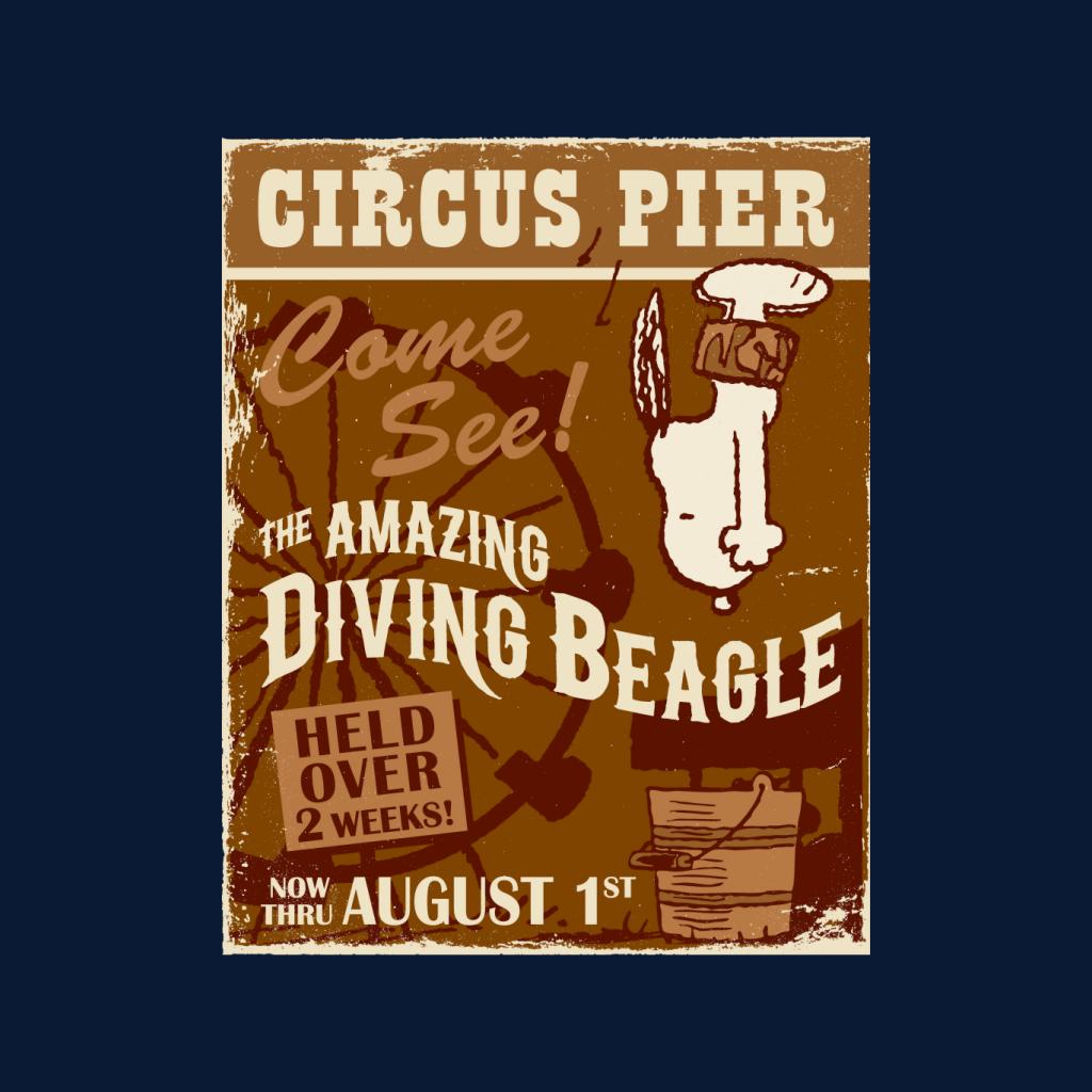 Peanuts Circus Pier Diving Snoopy Men's Sweatshirt product image 5