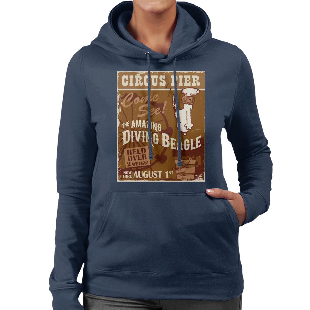 Peanuts Circus Pier Diving Snoopy Women's Hooded Sweatshirt product image 4