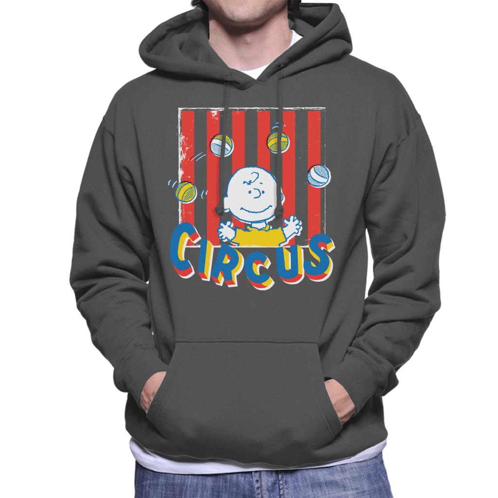 Peanuts Circus Juggling Charlie Brown Men's Hooded product image 4