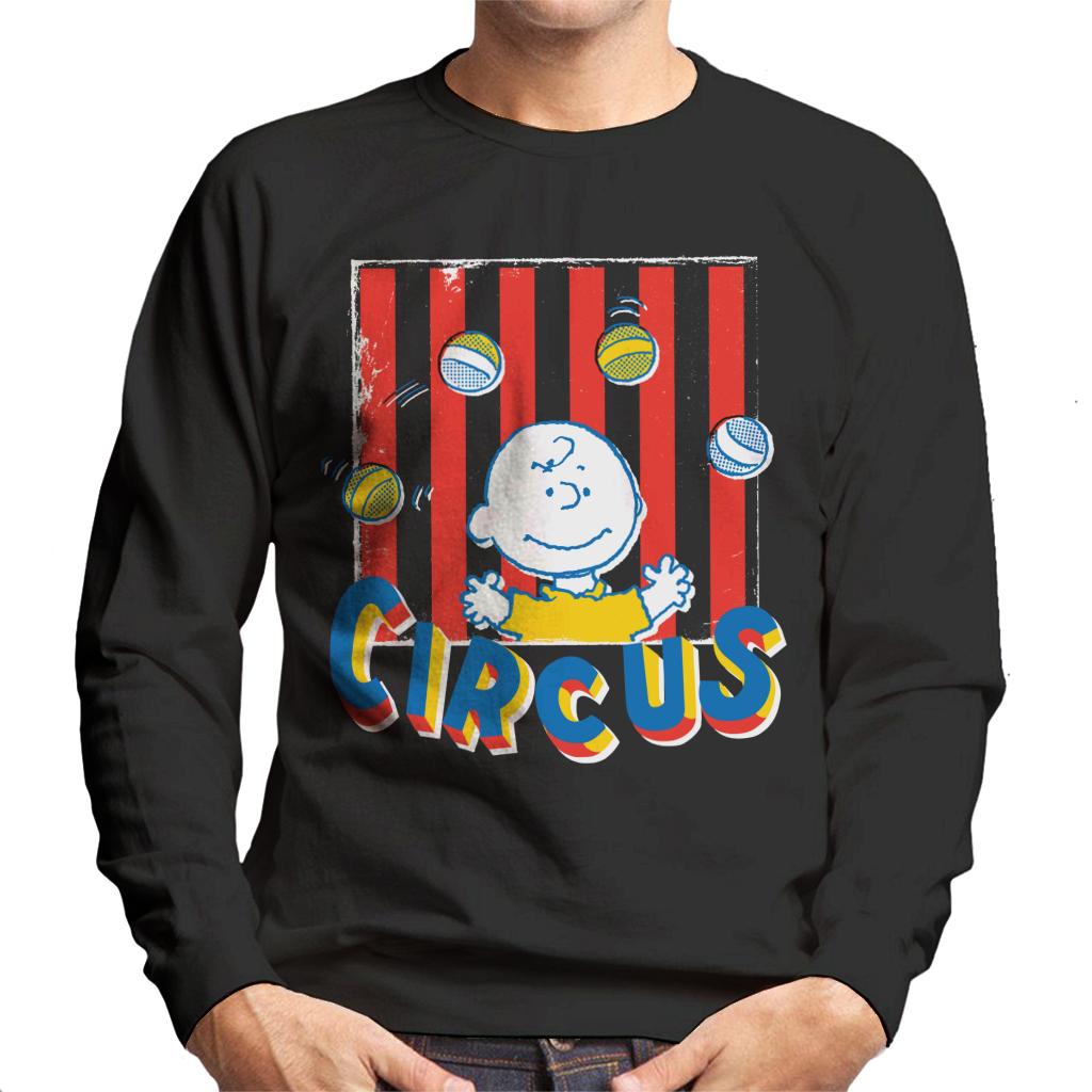 Peanuts Circus Juggling Charlie Brown Men's Sweatshirt product image 1