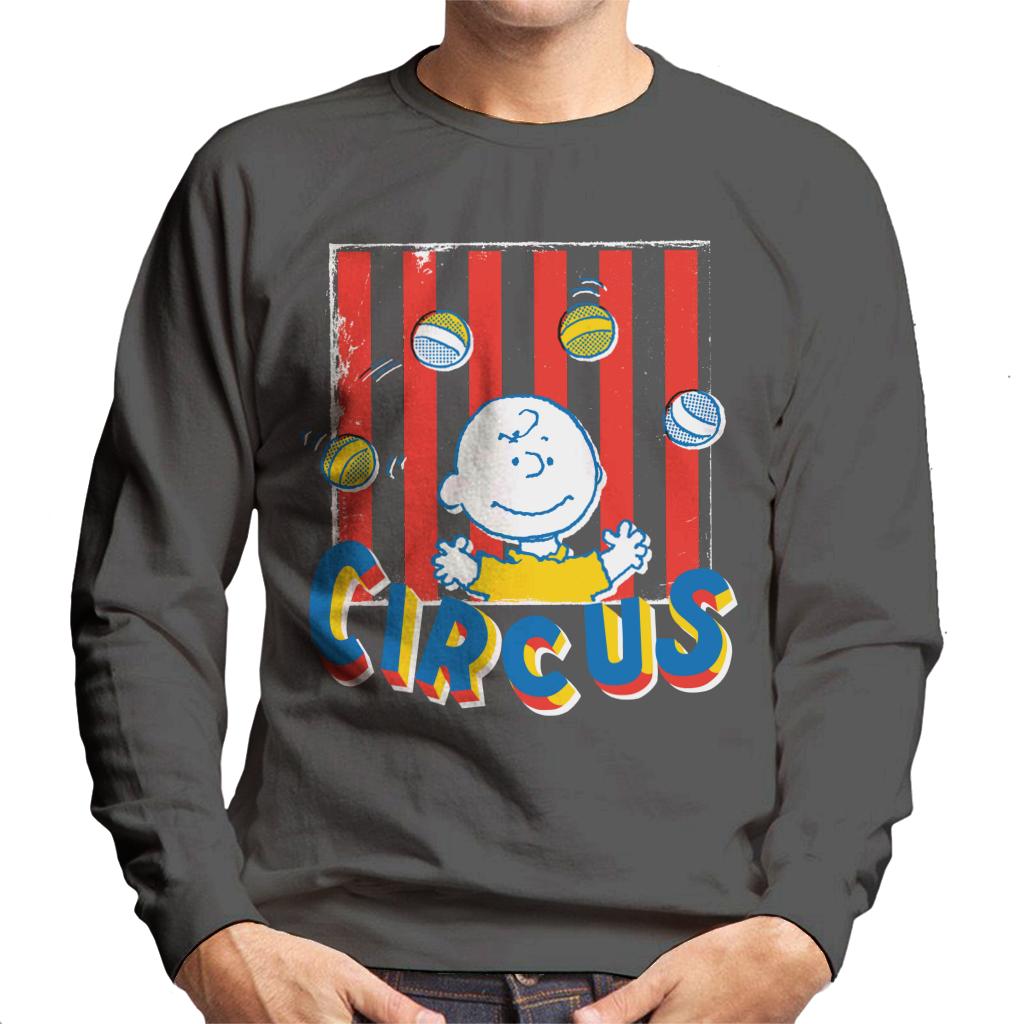 Peanuts Circus Juggling Charlie Brown Men's Sweatshirt product image 4
