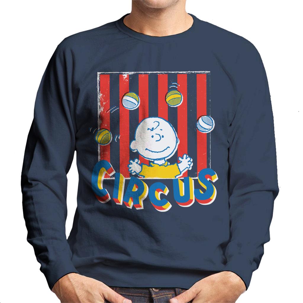 Peanuts Circus Juggling Charlie Brown Men's Sweatshirt product image 6