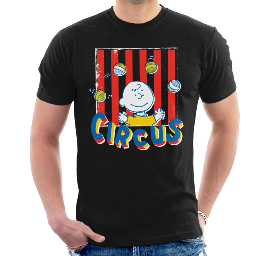 Peanuts Circus Juggling Charlie Brown Men's T-Shirt product image 1