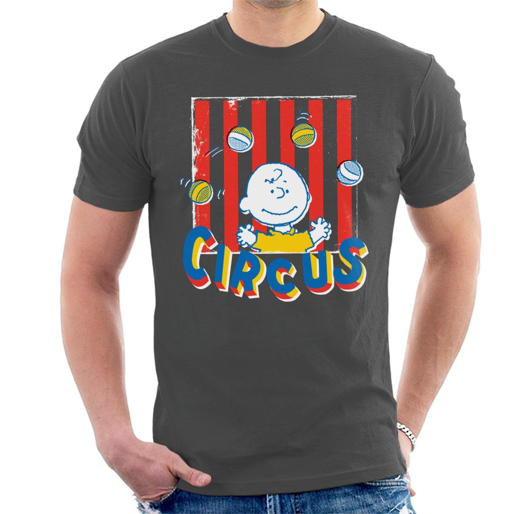 Peanuts Circus Juggling Charlie Brown Men's T-Shirt product image 4