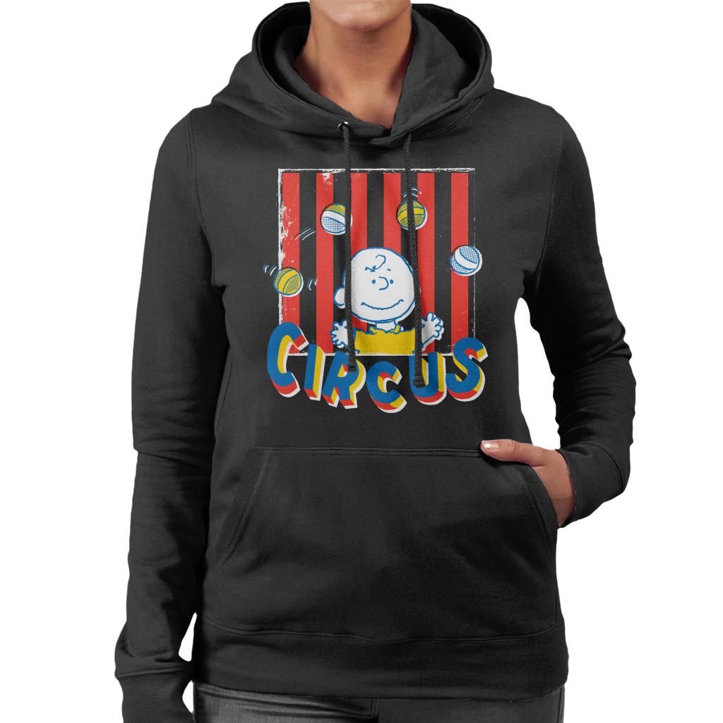 Peanuts Circus Juggling Charlie Brown Women's Hooded product image 1