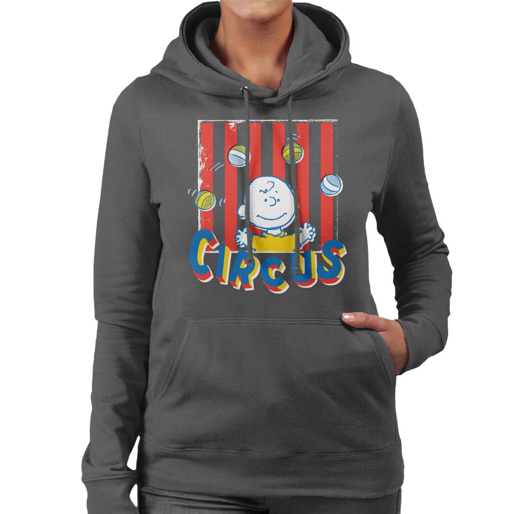 Peanuts Circus Juggling Charlie Brown Women's Hooded product image 4