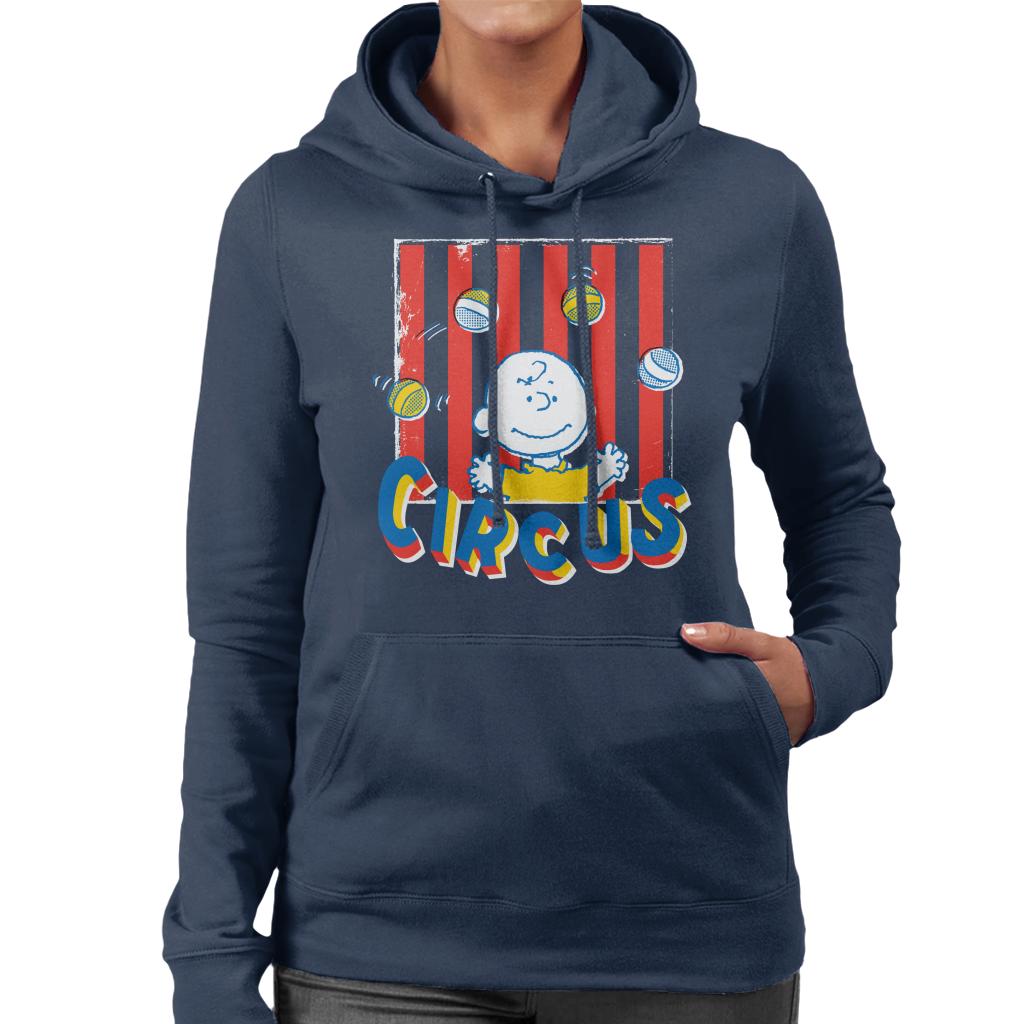 Peanuts Circus Juggling Charlie Brown Women's Hooded product image 6