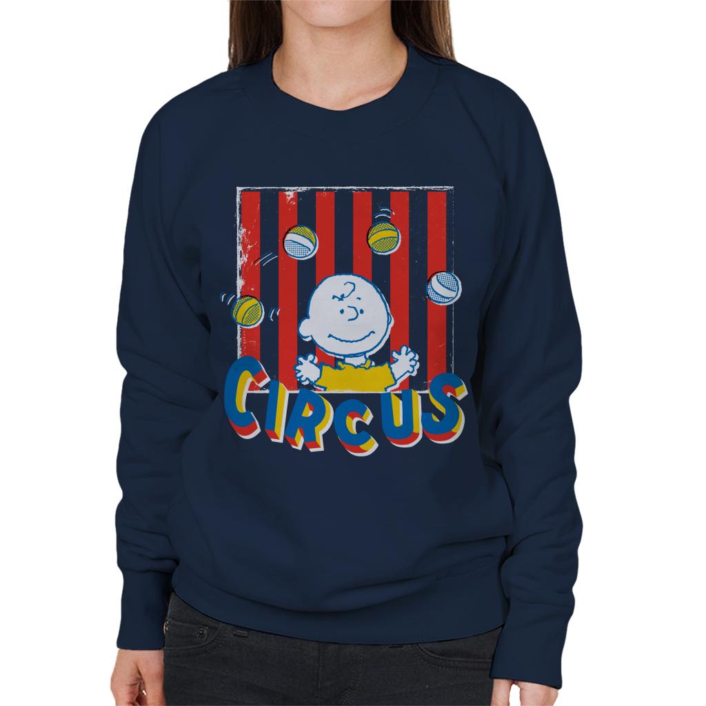 Peanuts Circus Juggling Charlie Brown Women's Sweatshirt product image 6