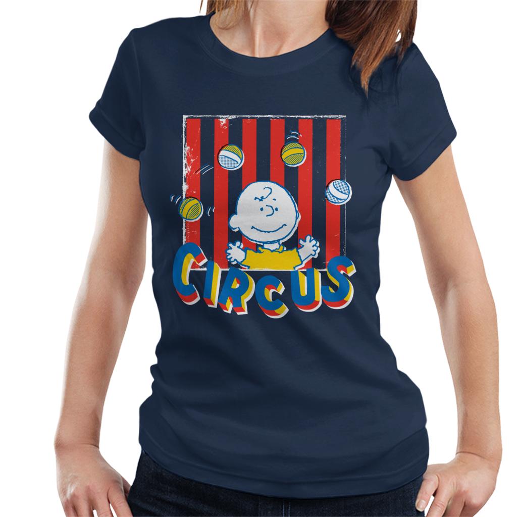 Peanuts Circus Juggling Charlie Brown Women's T-Shirt product image 6