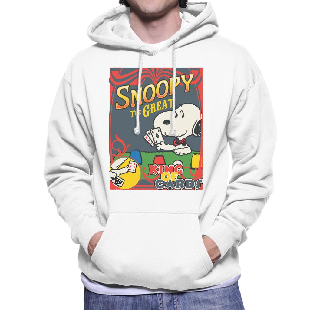 Peanuts Snoopy The Great King Of Cards Men's Hooded product image 6